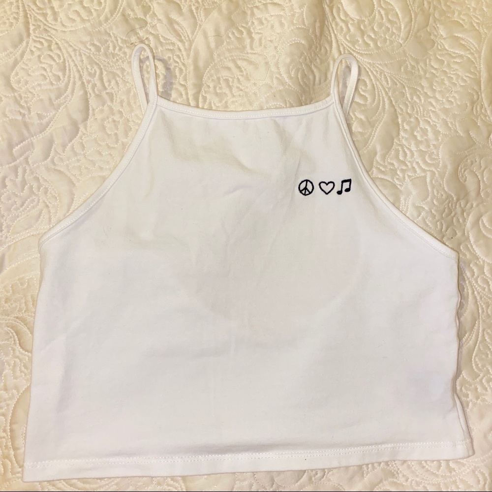 LA Hearts Crop Top